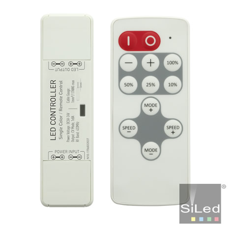 Controlador LED Monocromático a control remoto (RF)