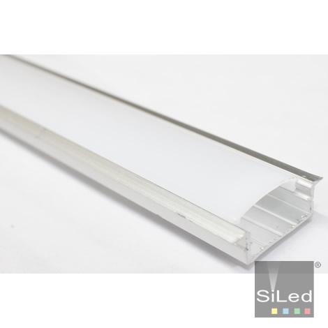 6*1m Perfil de aluminio 6x1 metros aluminio drywall-perfil barra-para anodizado LED